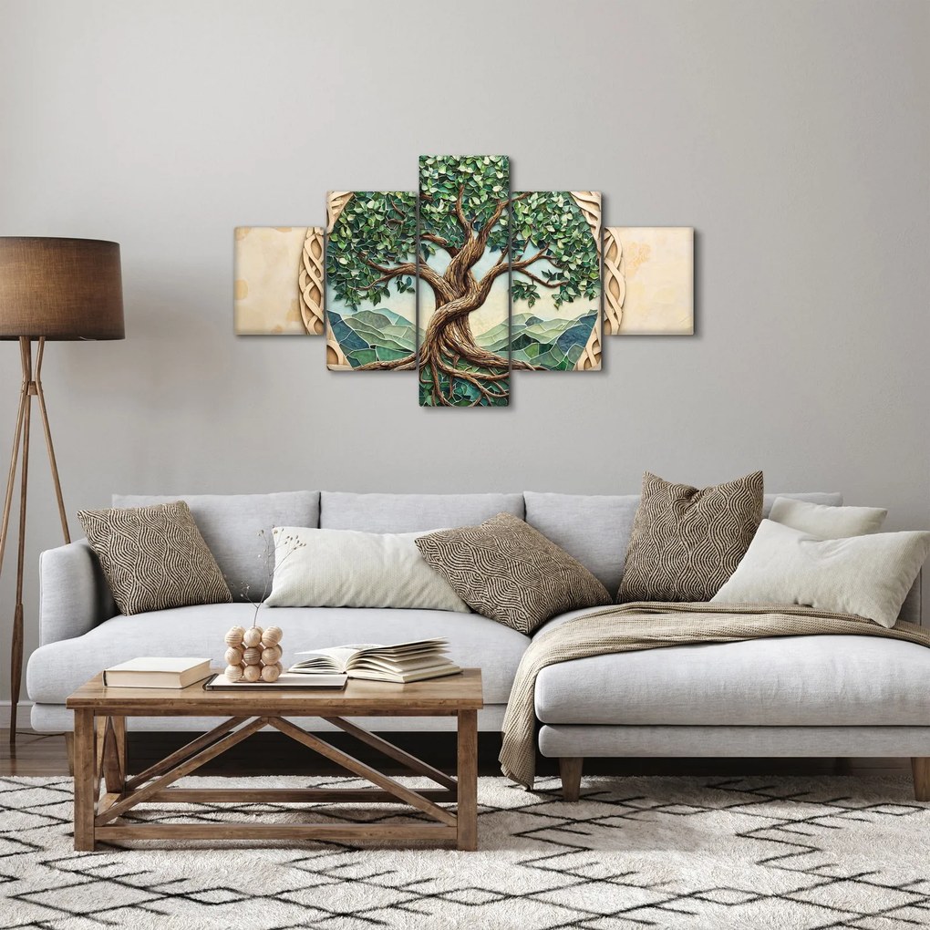 Obraz – Splecione drzewo życia (125x70 cm)