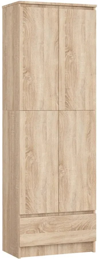 Skandynawski regał do biura dąb sonoma F9-L87