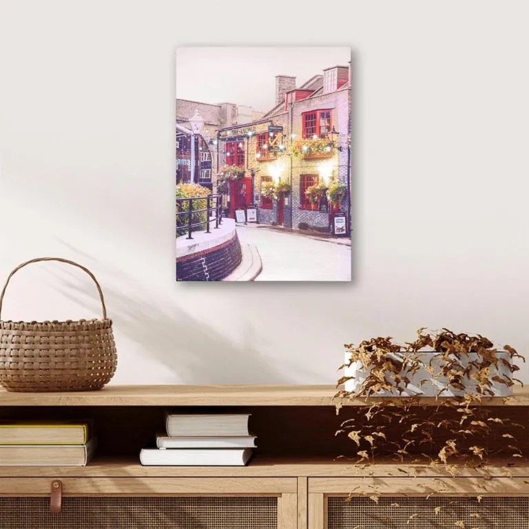 Podświetlany obraz Restauracja, 32 diody LED, 30 x 40 cm