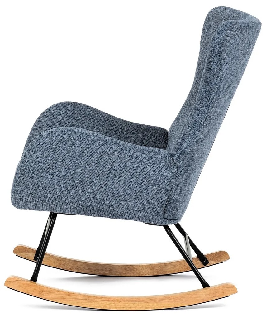 Fotel bujany BLUE2, niebieski