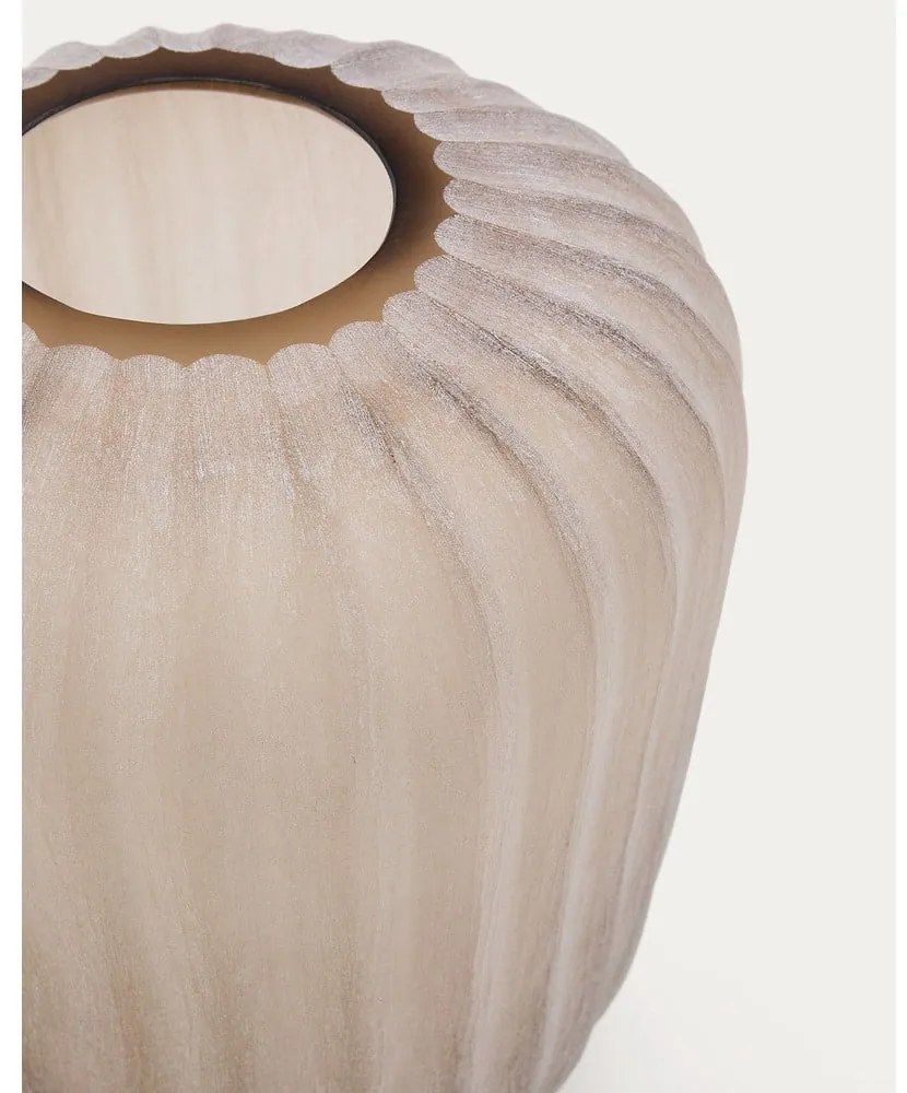 Beżowy szklany wazon (wysokość 27 cm) Lumia – Kave Home