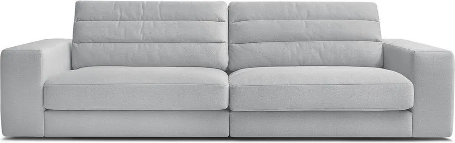 Jasnoszara aksamitna sofa 276 cm Sierra – Bobochic Paris