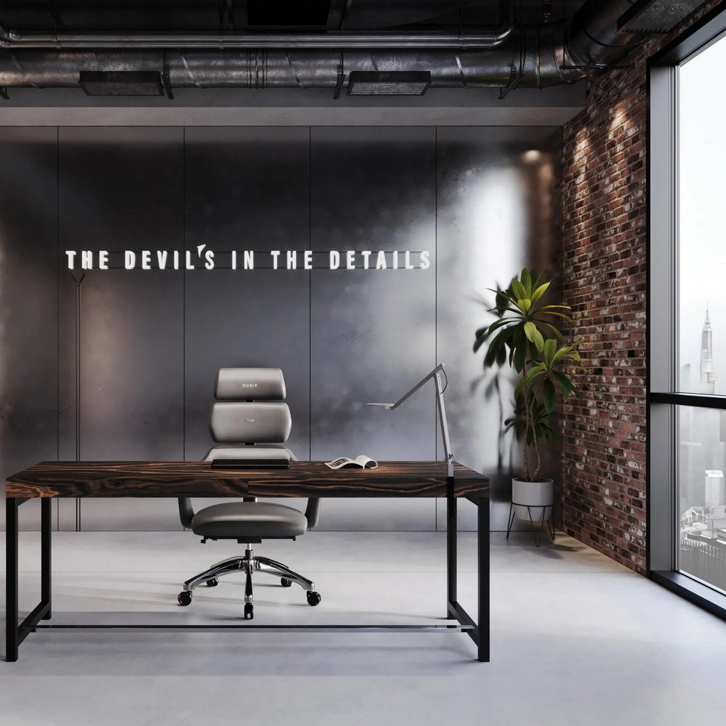 Fotel prezesa Diablo V-Modular, Shadow Grey