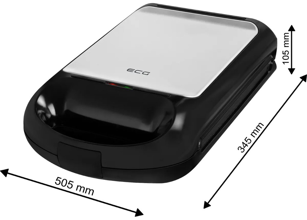 ECG S 4310 QUATTRE Opiekacz do kanapek