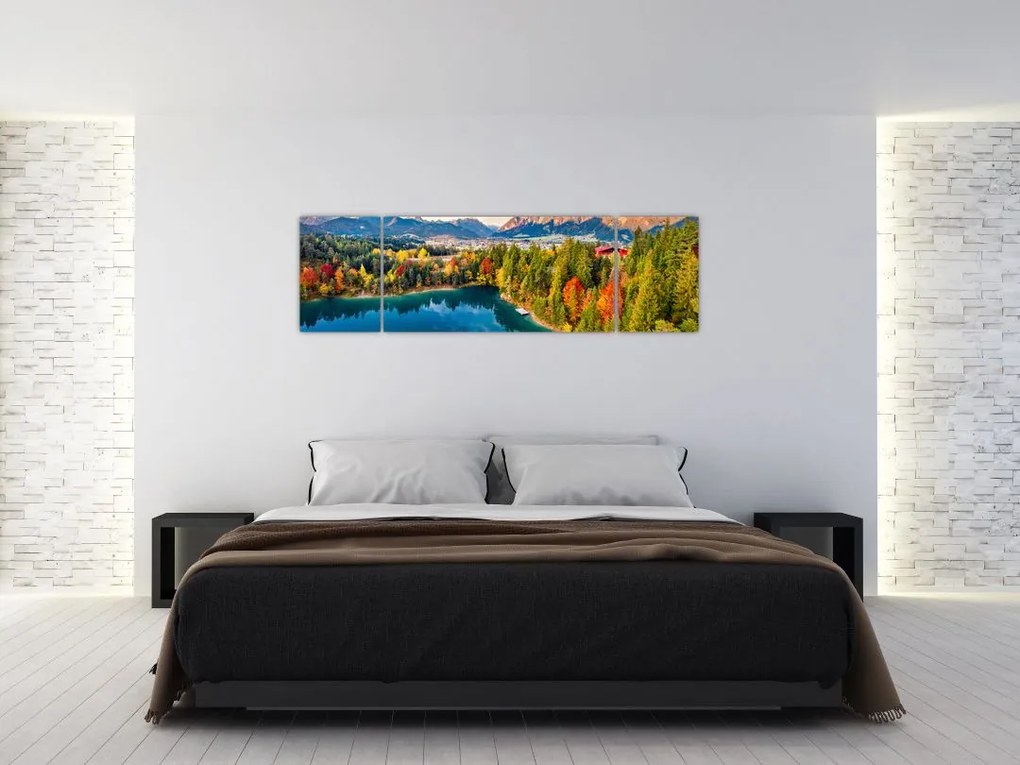 Obraz - Jezioro Urisee, Austria (170x50 cm)