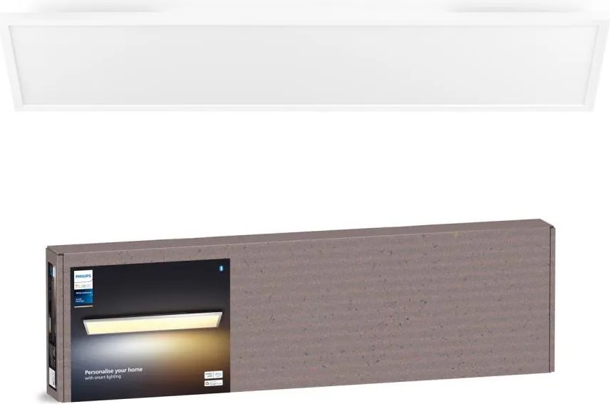 Philips - Ściemniająca lampa sufitowa Hue AURELLE LED/39W/230V 120x30 cm biała