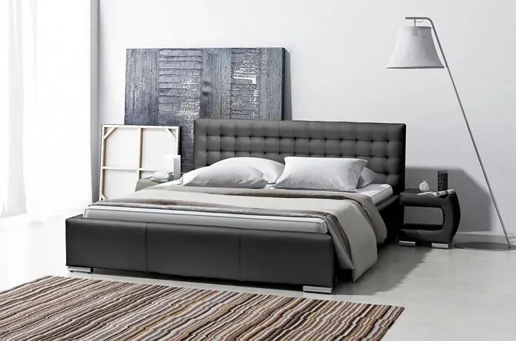 Łóżko tapicerowane Olewio 200x200 - 44 kolory