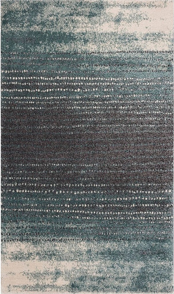 Dywan Modern Teal blue/ dark grey 200x290cm