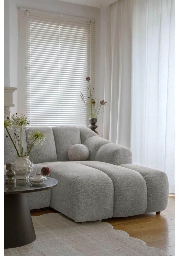 Jasnoszary narożnik (lewostronny/w kształcie litery U) Shell – Miuform