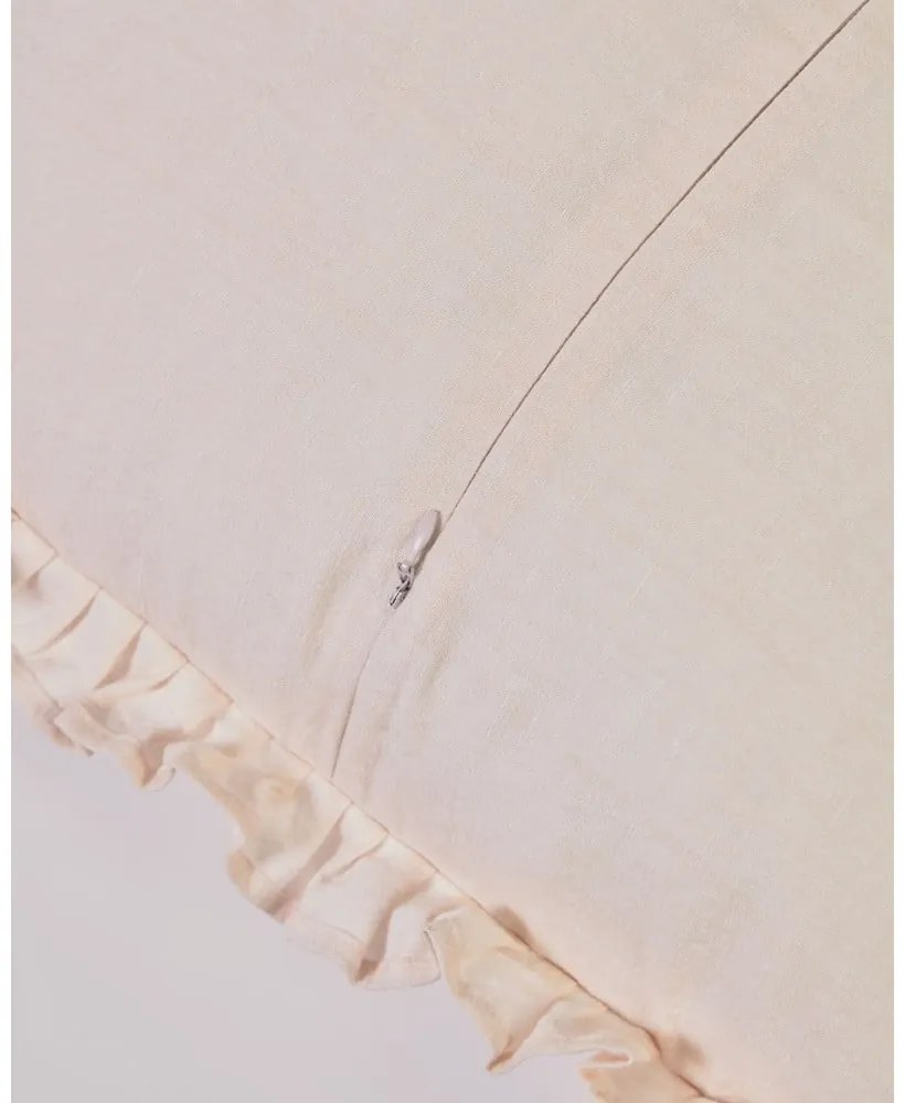Poszewka na poduszkę z mieszanki lnu 45x45 cm Nacha – Kave Home