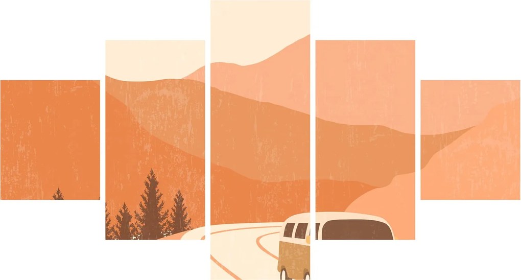 Obraz - Vintage van N⁰1 (125x70 cm)