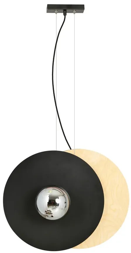 Nowoczesna wisząca lampa grafit - D104-Timy