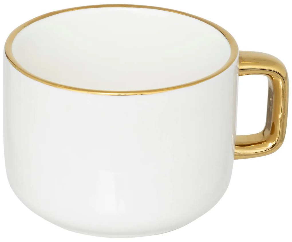 Porcelanowa filiżanka z podstawką ARYA, 250 ml