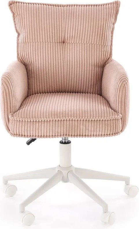 Fotel obrotowy Dumbo Halmar na bałym stelażu