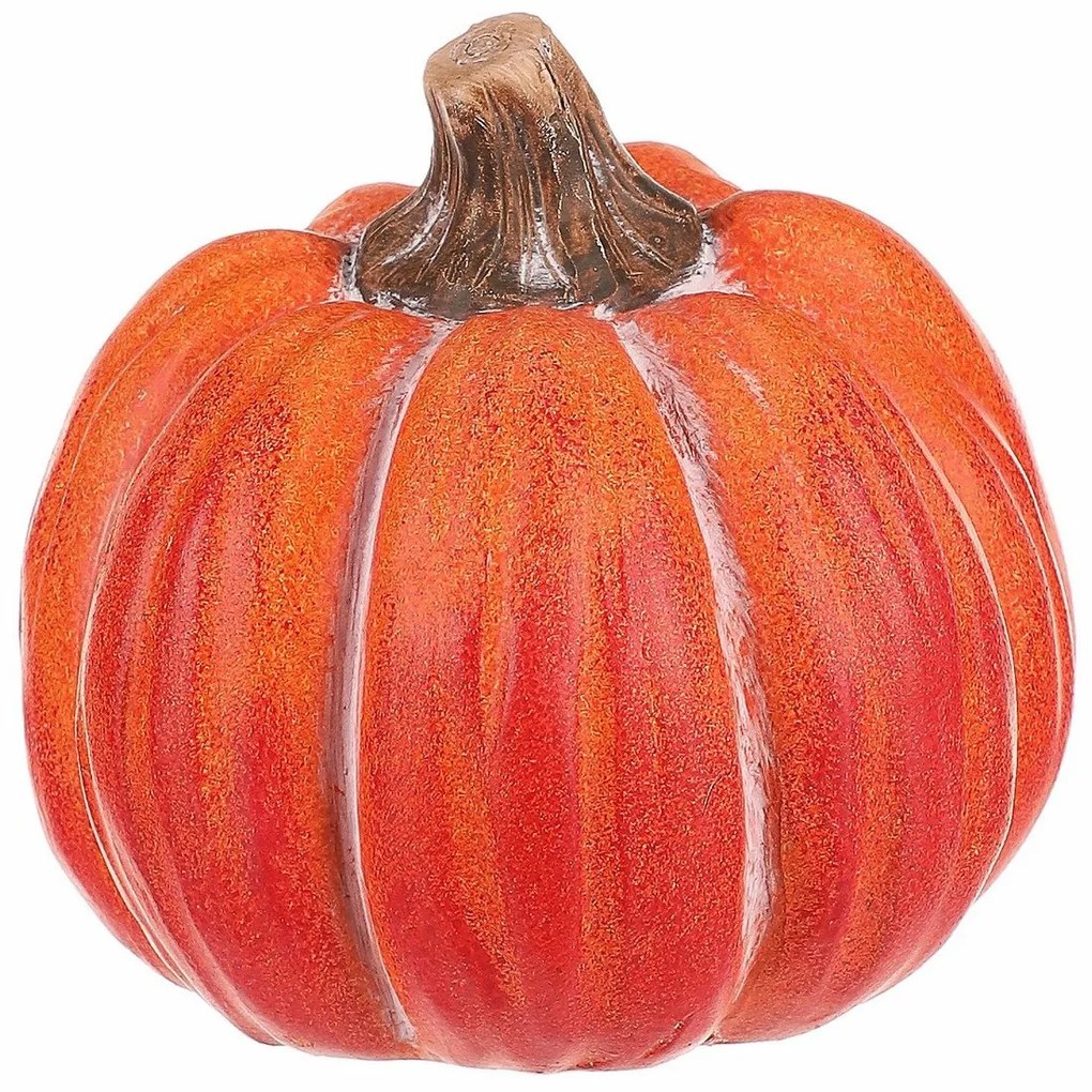 Dynia wysoka bez otworów pomarańczowy, ceramika, śr.12 cm, śred. 12 cm