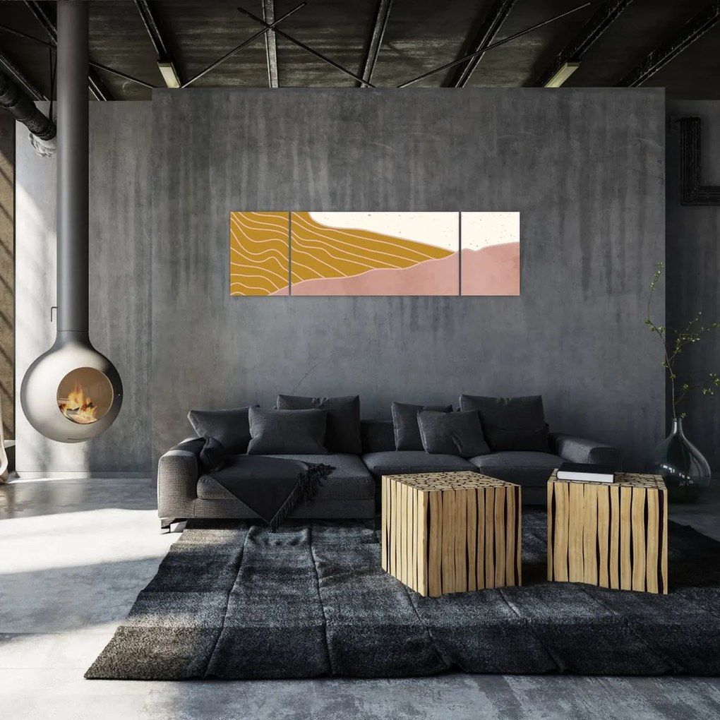 Obraz - Wschód słońca (170x50 cm)