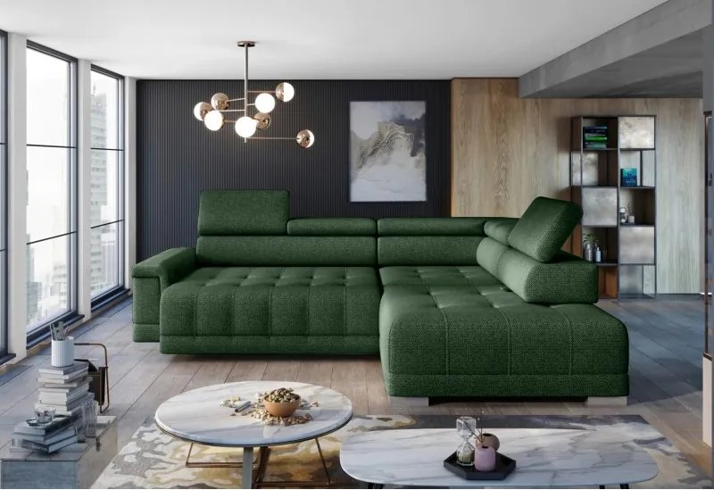 Narożnik CAMPO L z elektryczną regulacją siedziska WERSAL