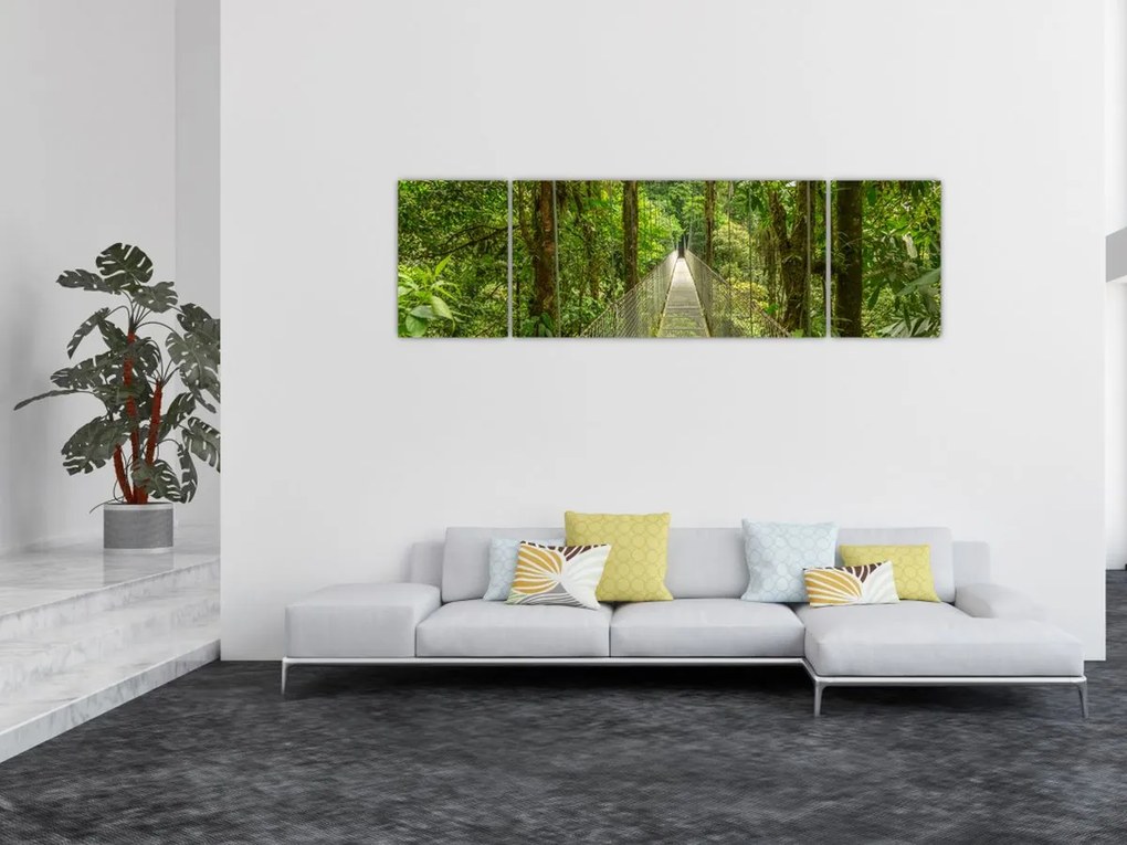 Obraz - Most wiszący (170x50 cm)