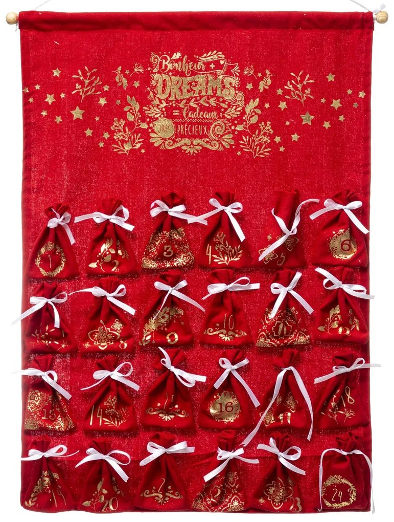 Kalendarz adwentowy z woreczkami