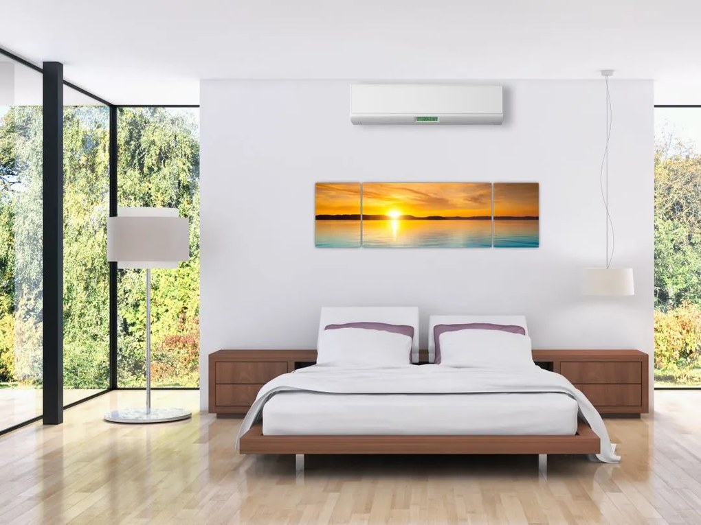 Obraz wschodu słońca (170x50 cm)