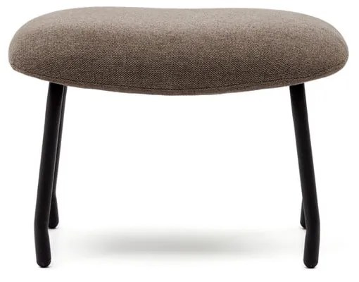 Brązowy puf Belina – Kave Home