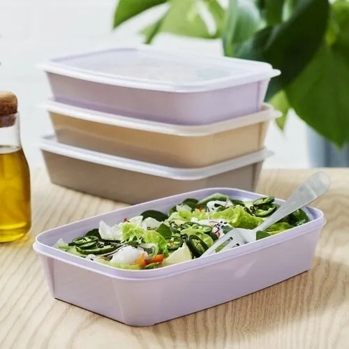 SmartStore Plastikowy pojemnik Lunch Box, 1200 ml,latte