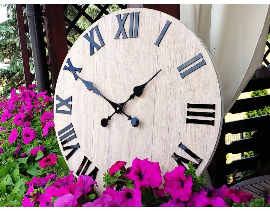 Zegar na ścianę nowoczesny efektowny okrągły cichy do kuchni salonu pokoju