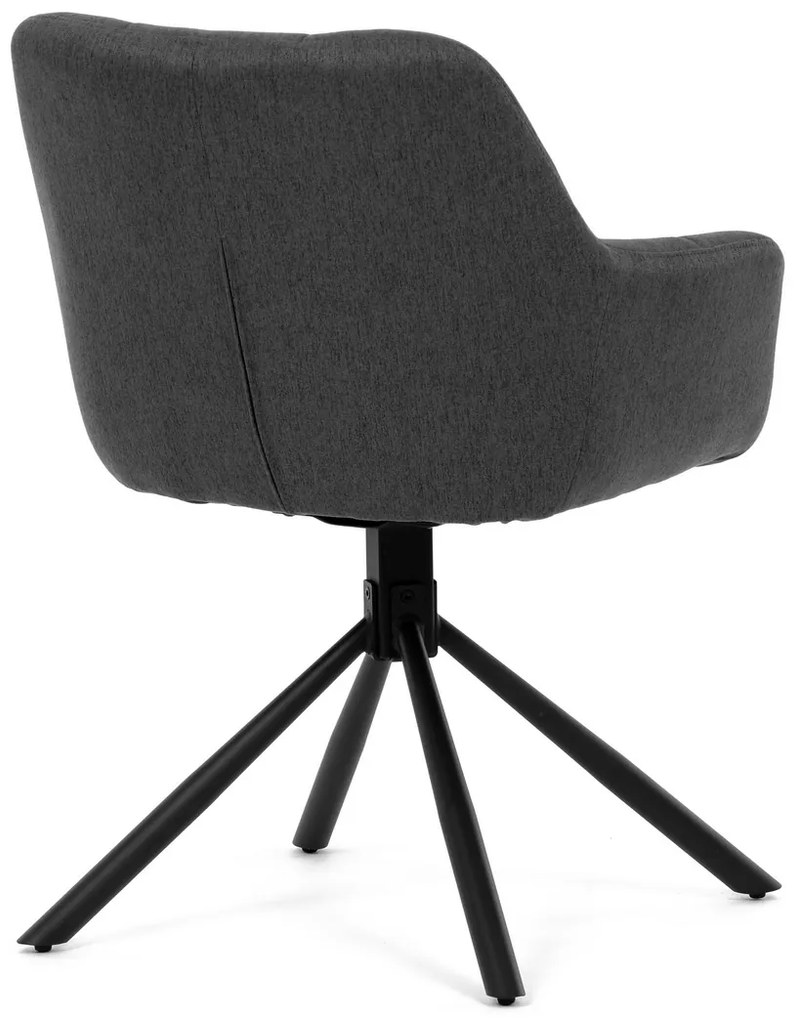 Zestaw krzeseł obiadowych z mechanizmem powrotnymHC-532 GREY2, 2 szt.