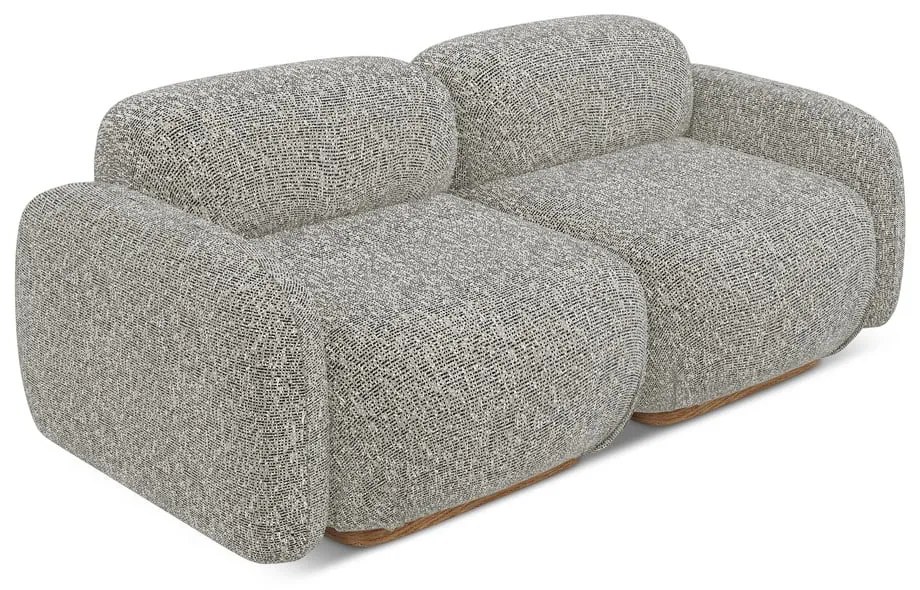 Szara sofa modułowa 190 cm Ailani – Makamii