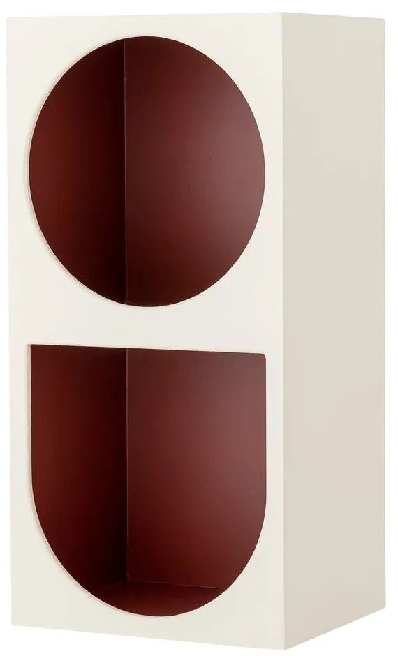 Czerwono-biały regał ścienny 30x60 cm Graphia – Bloomingville