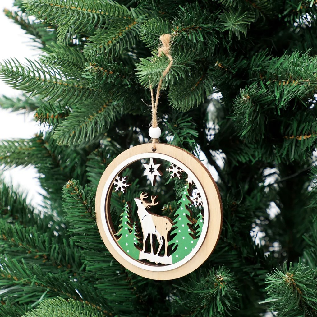 Sztuczna choinka FROST, 150 cm, zielona Casaria