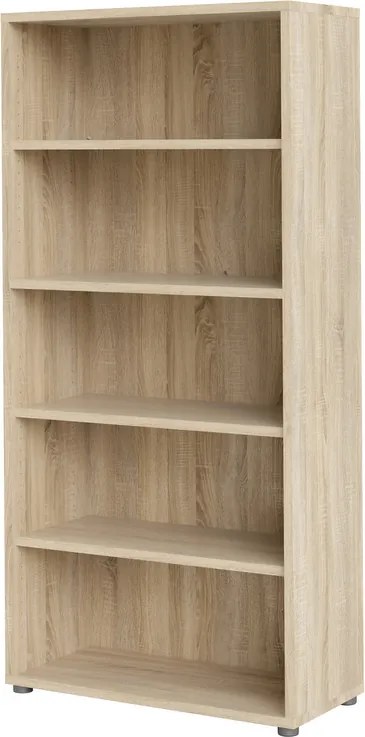 Regał do biura z półkami Prima 4 dąb sonoma