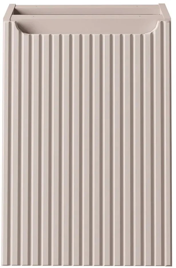 Kaszmirowa wisząca szafka łazienkowa z koszem C5-F40