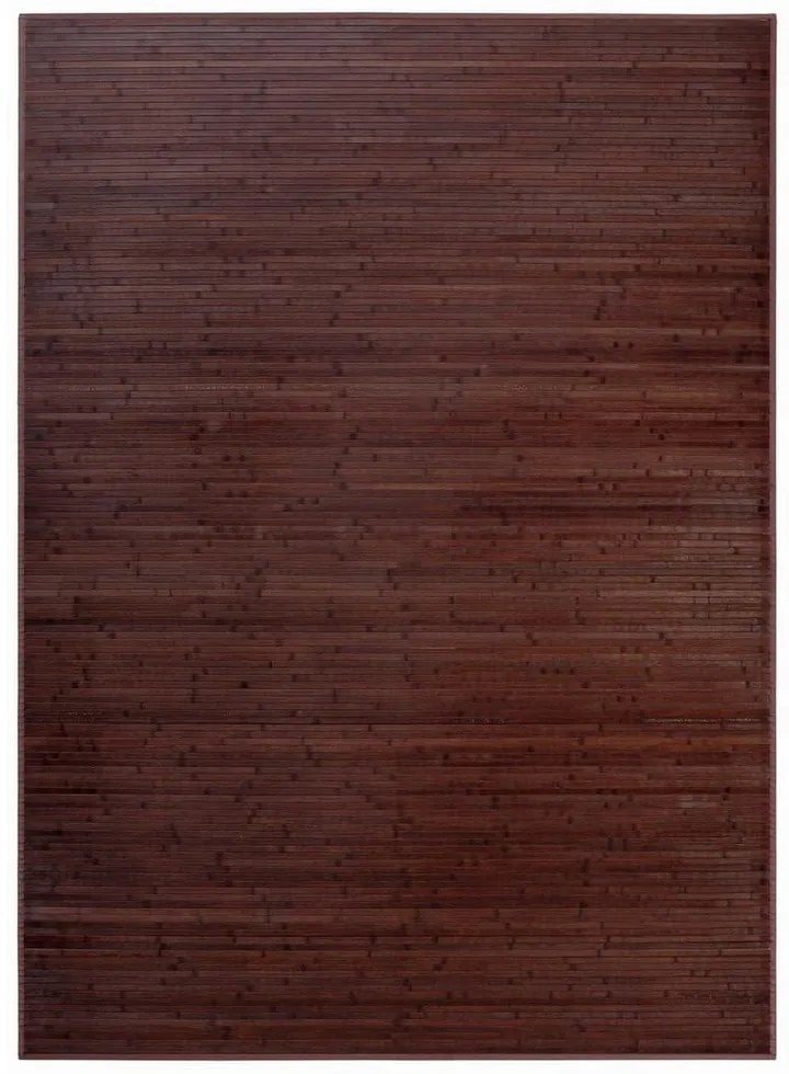 Ciemnobrązowy bambusowy dywan 180x250 cm – Casa Selección