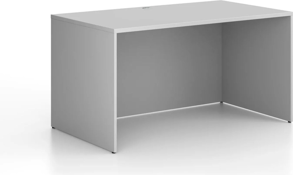 Biurko FRAME, 140x80 cm, szary