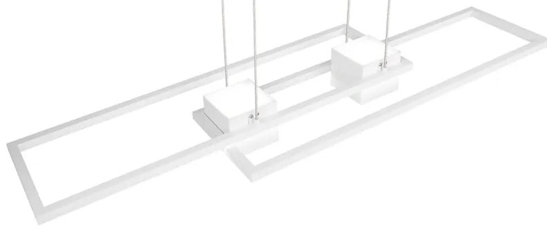 Biała lampa wisząca LED ze zdalnym sterowaniem i ściemniaczem Albany – Trio