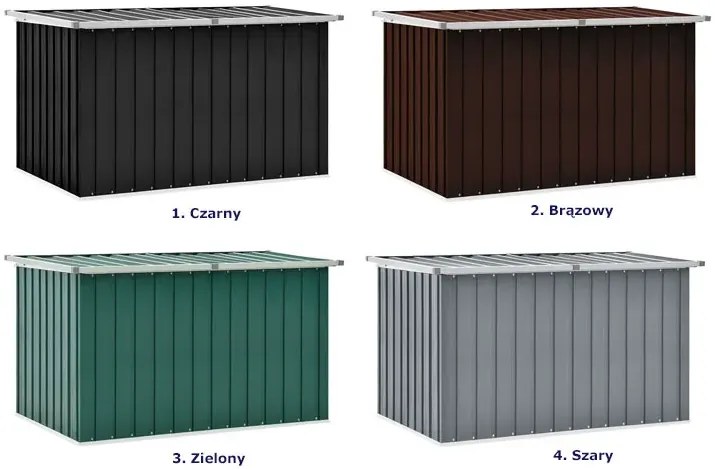 Szara skrzynia na taras B2-H78