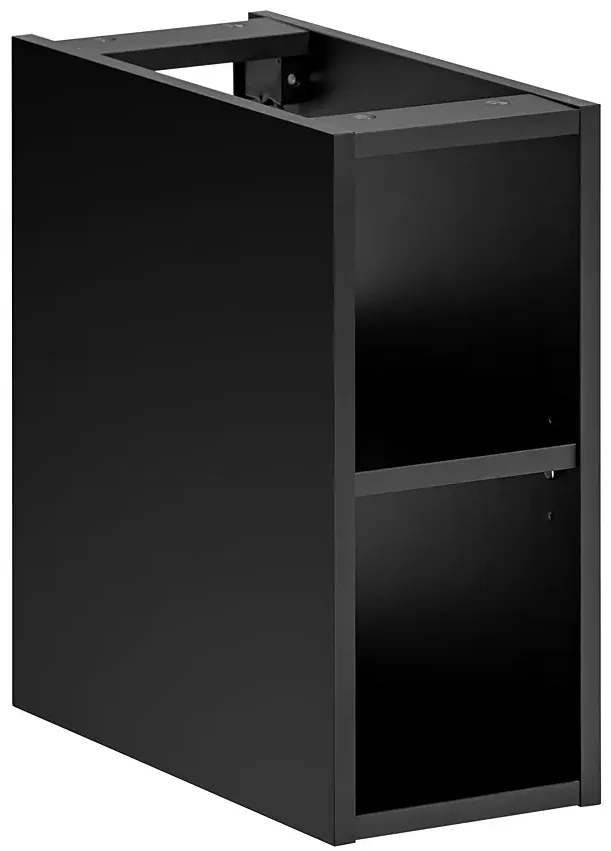 Czarny dolny regał łazienkowy D5-B07