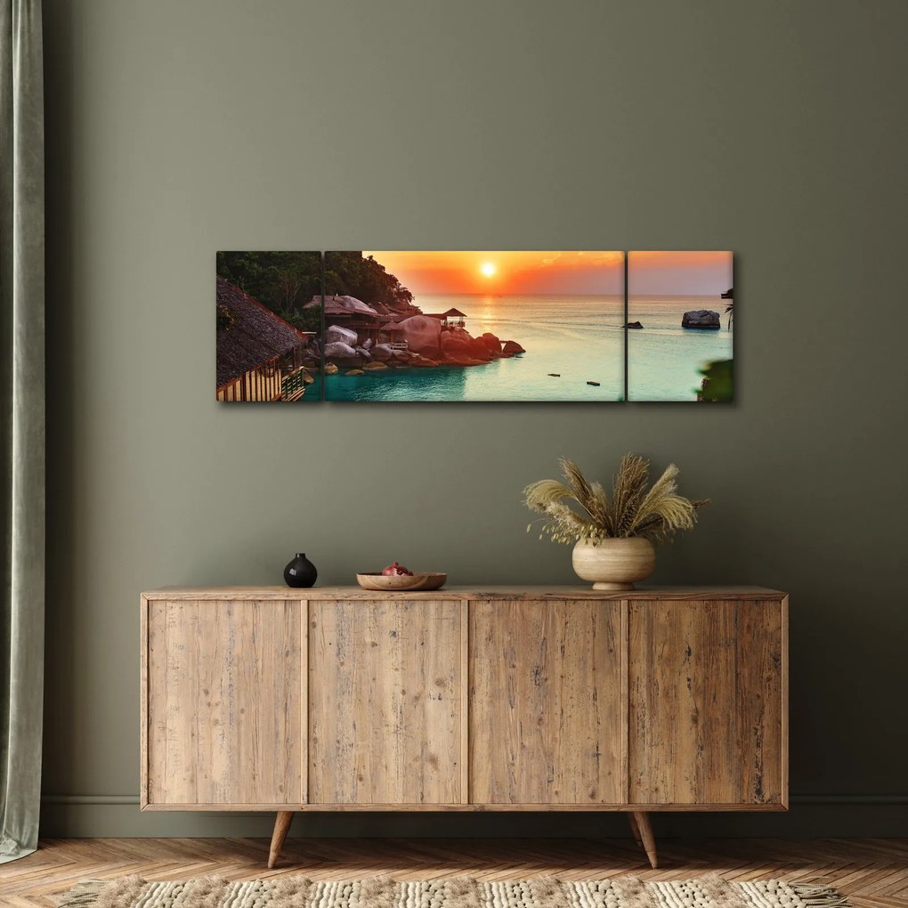Obraz pięknej plaży (170x50 cm)