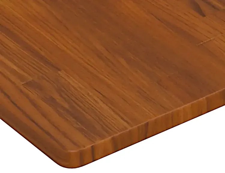 Ciemnobrązowa półka 100x50 czarne uchwyty B7-N06