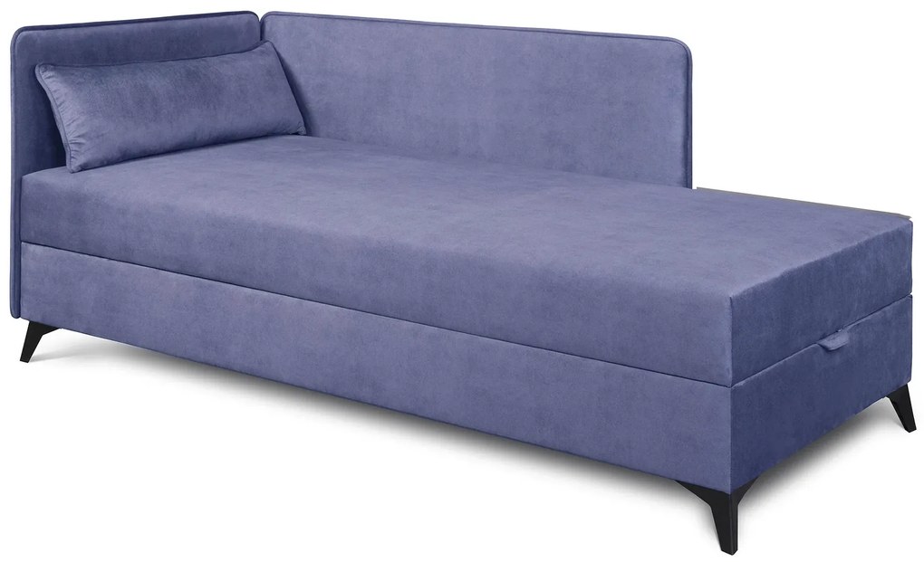 Niebieski tapczan z pojemnikiem B9-T67