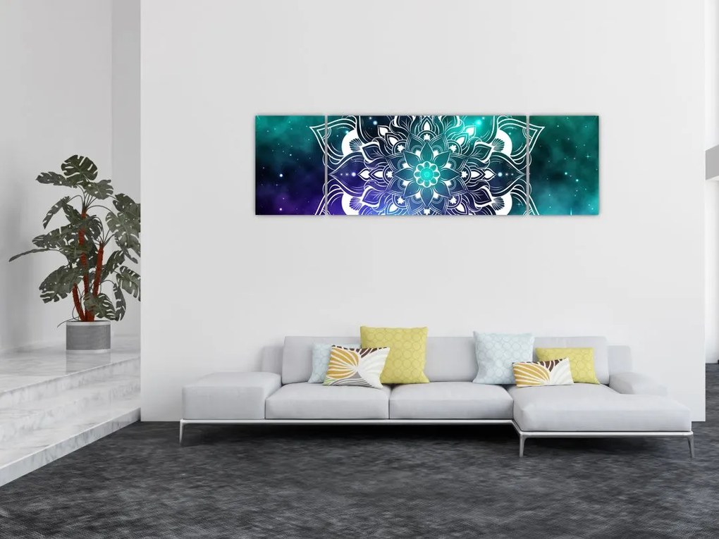 Obraz abstrakcji (170x50 cm)