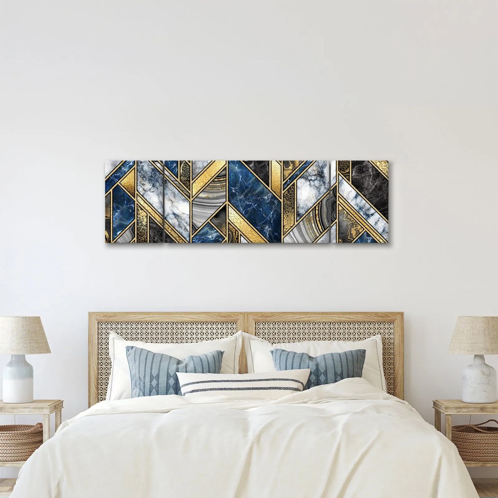 Obraz abstrakcji artystycznej (170x50 cm)