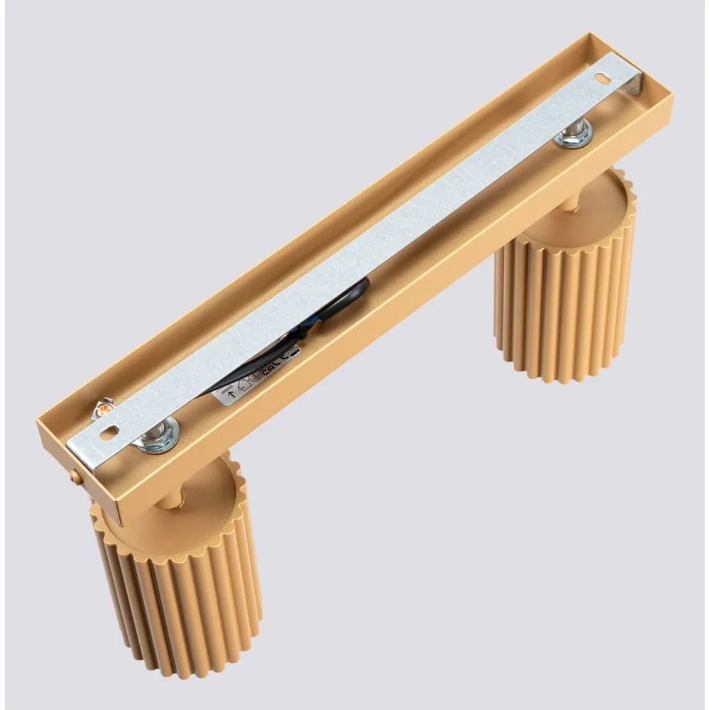 Lampa punktowa w kolorze złota 6,5x30 cm Gleam – Sollux