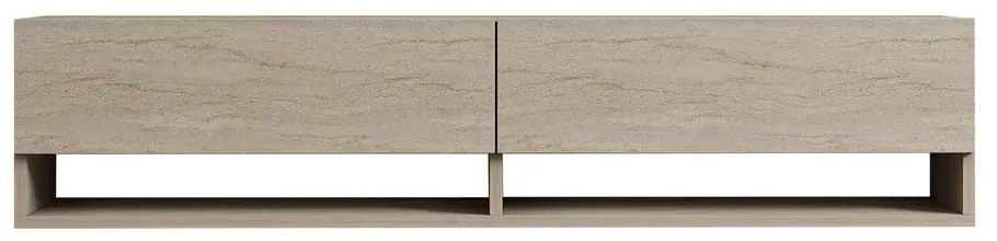 Beżowa szafka pod TV 141x31x30 cm Arges – Kalune Design