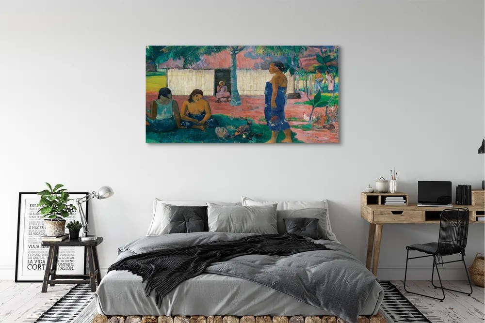 Obraz na płótnie No te aha oe riri (Dlaczego jesteś zły?) - Paul Gauguin