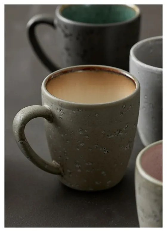 Szary/beżowy kubek ceramiczny 190 ml Gastro Grey/Cream – Bitz