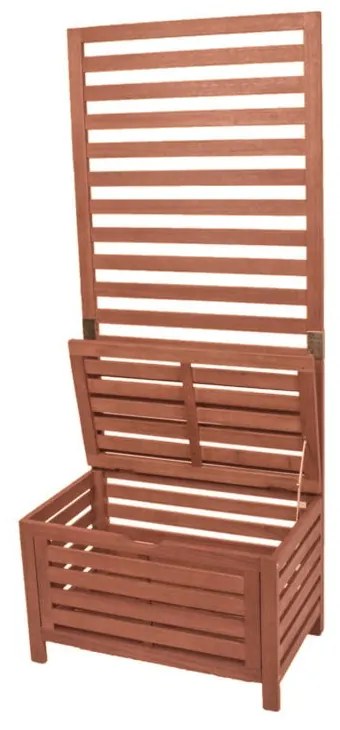 Brązowa drewniana ławka ogrodowa Concord – Garden Pleasure