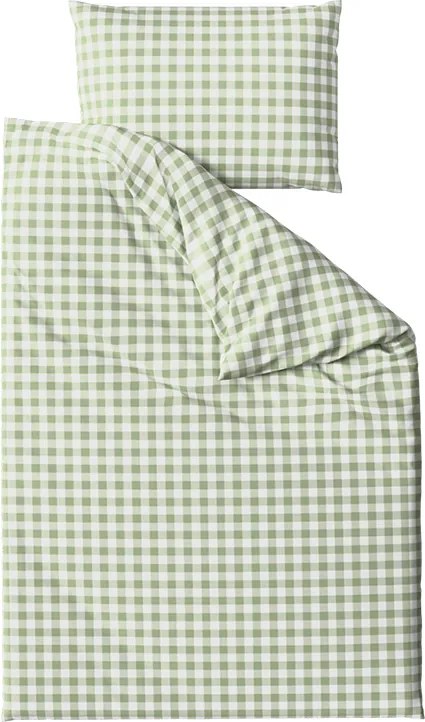 PrzytulneMieszkanie.pl PrzytulneMieszkanie.pl Pościel krepowa do łóżeczka Renforcé GRENTIS zielona Rozmiar pościeli: 45 x 65 cm | 90 x 140 cm