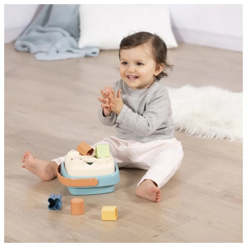 Smoby little green sorter w koszyku bioplastik